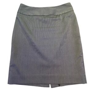 Worthington Skirt Women's Size 6 Blue Pencil Career Office Wear Stretch Business